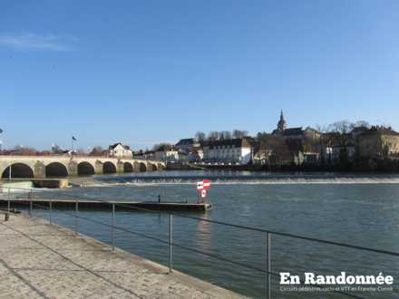 La Saône depuis le quai Villeneuve