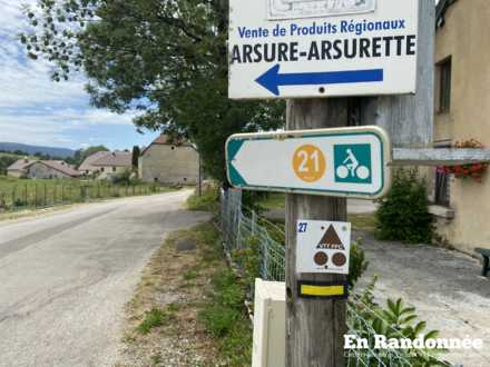 Balisage de la boucle 21 en direction de Fraroz