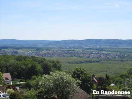 Vue sur le plateau de Saône