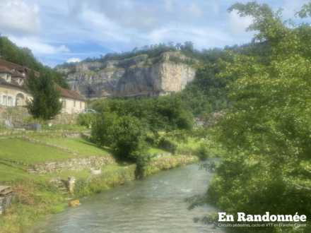 Chemin vers la Seille de Baume