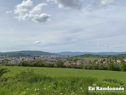 Vue sur Belfort depuis le Fort des Basses Perches