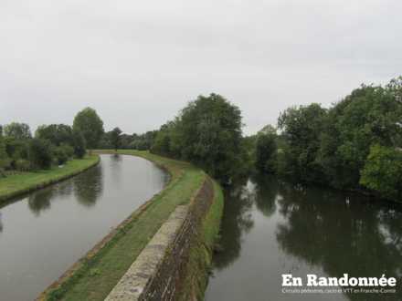 Canal de la Sâone, véloroute Charles le Téméraire