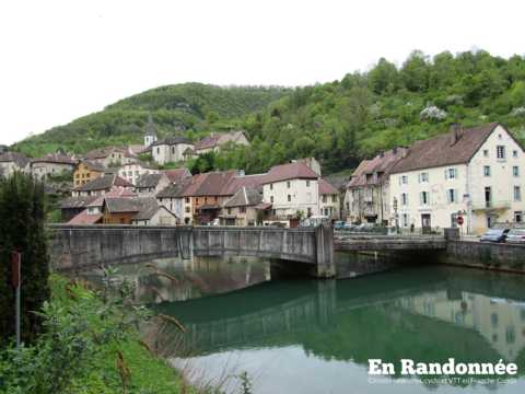 Les gorges de Nouailles et la source de la Loue
