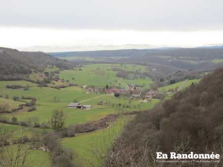 Belvédère des Chaux, la reculée de Cussey-sur-Lison