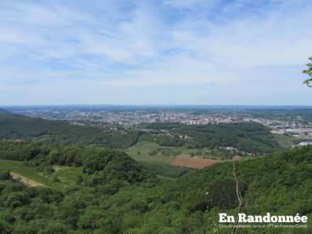 Vue sur Besançon depuis le Fort de Montfaucon