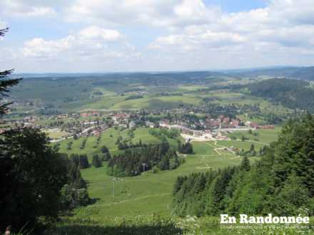 Vue sur la station de Métabief