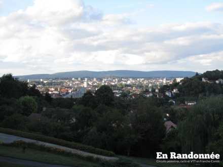 Vue sur le centre ville de Besançon
