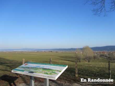 Point de vue "de la Chaux d'Arlier à la Vallée de Drugeon"