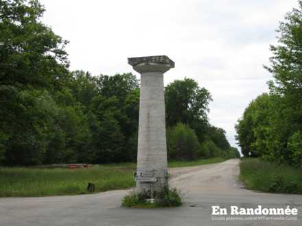 Colonne numéro 3 de la forêt de Chaux