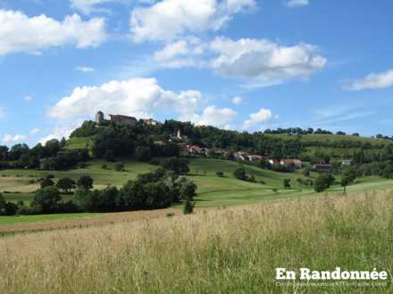 Vue sur le château de Belvoir