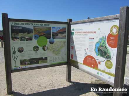 Panneaux d'accueil des tourbières